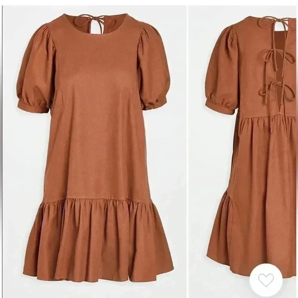 Moon River Womens drop waist dress Sz L - Picture 2 of 10